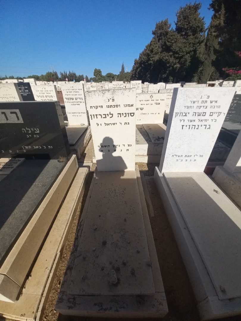 קברו של סוניה ליברזון