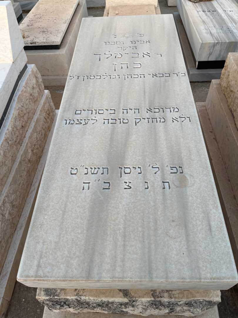 קברו של אבימלך כהן. תמונה 2