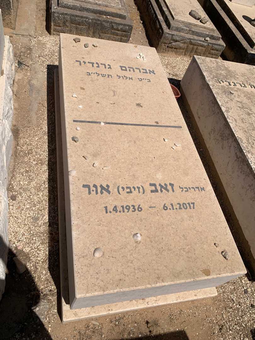 קברו של זאב "זיבי" אור. תמונה 2