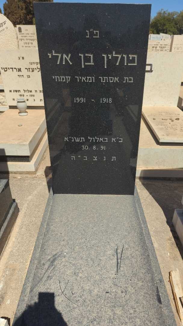 קברו של פולין בן אלי