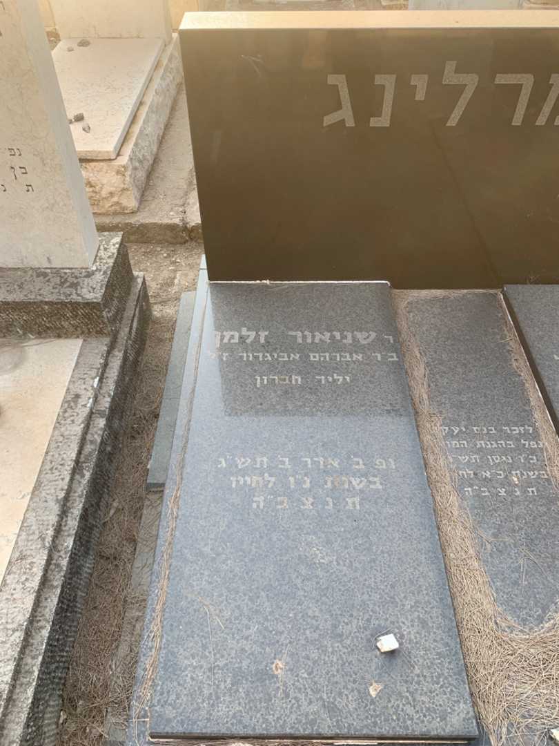 קברו של שניאור שמרלינג זלמן. תמונה 1
