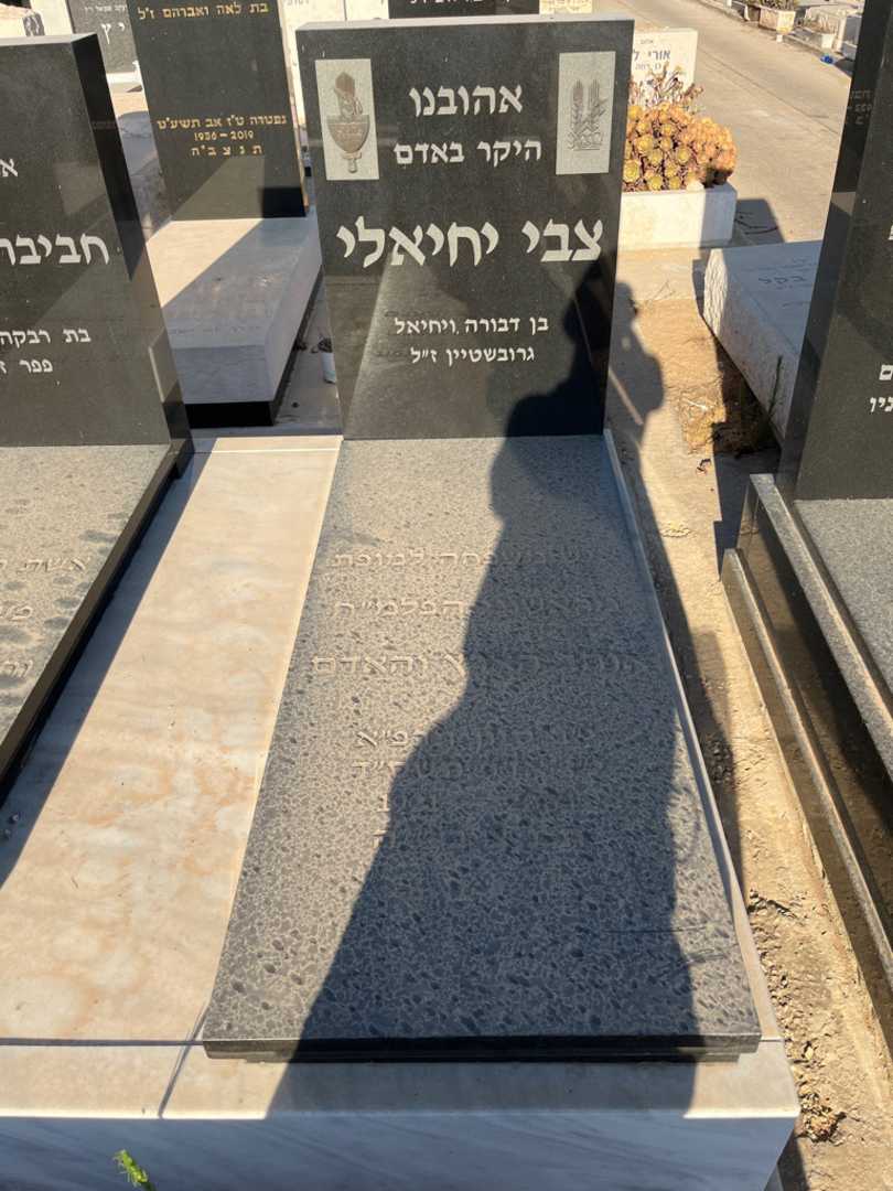 קברו של צבי יחיאלי. תמונה 2
