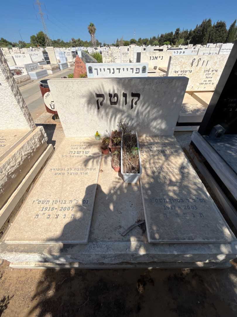 קברו של שושנה קוטק. תמונה 1