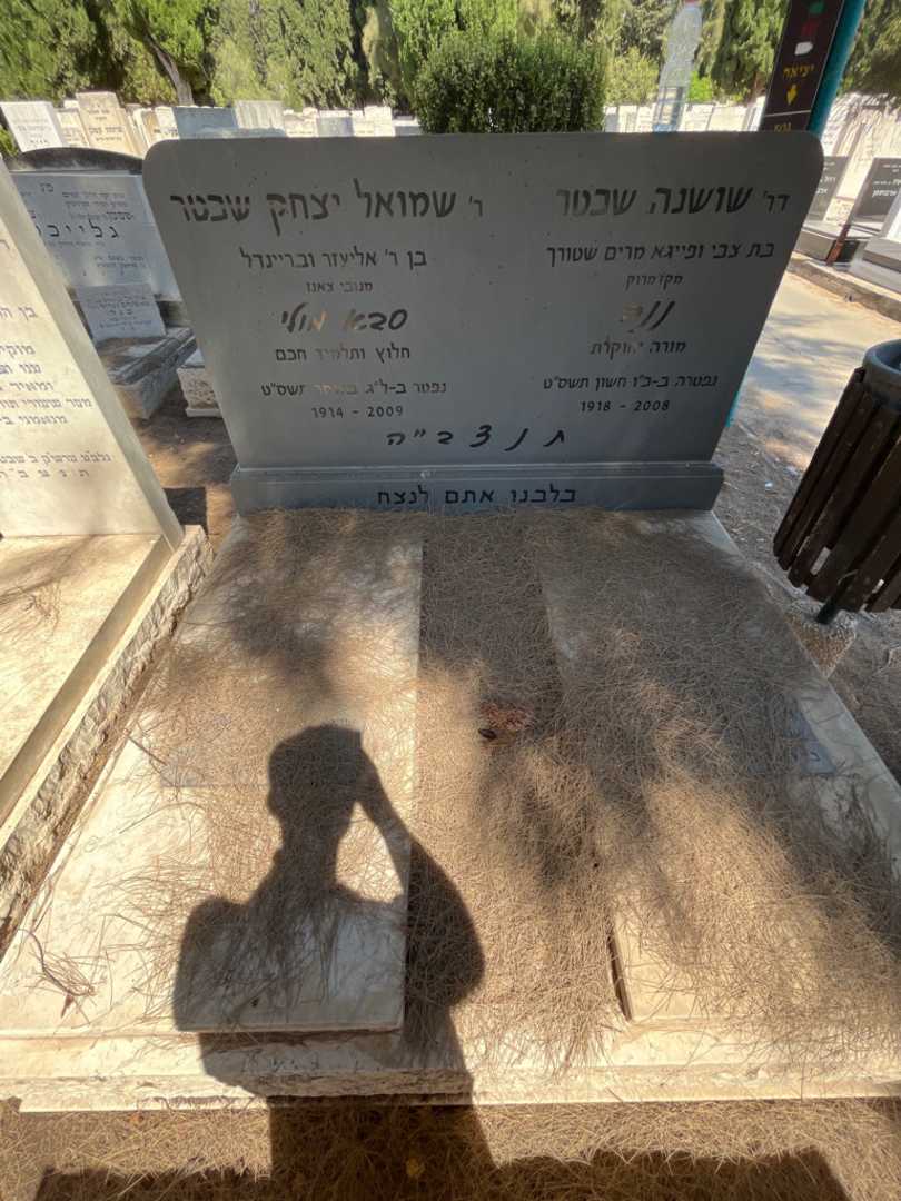 קברו של שמואל יצחק "סבא מולי" שכטר. תמונה 2