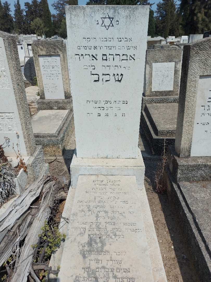 קברו של אברהם אריה שקל