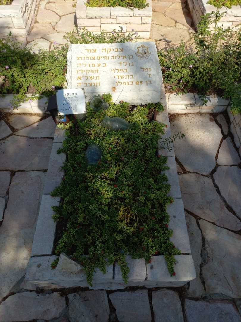 קברו של צביקה צור