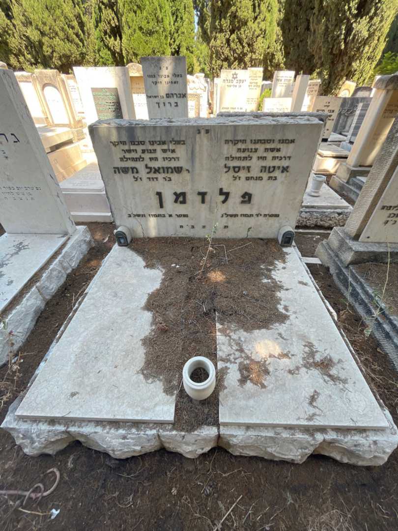 קברו של שמואל משה פלדמן. תמונה 1