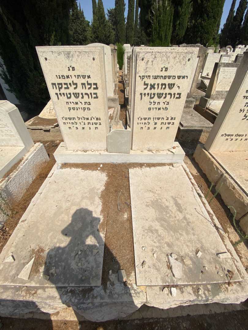קברו של שמואל בורנשטיין. תמונה 1