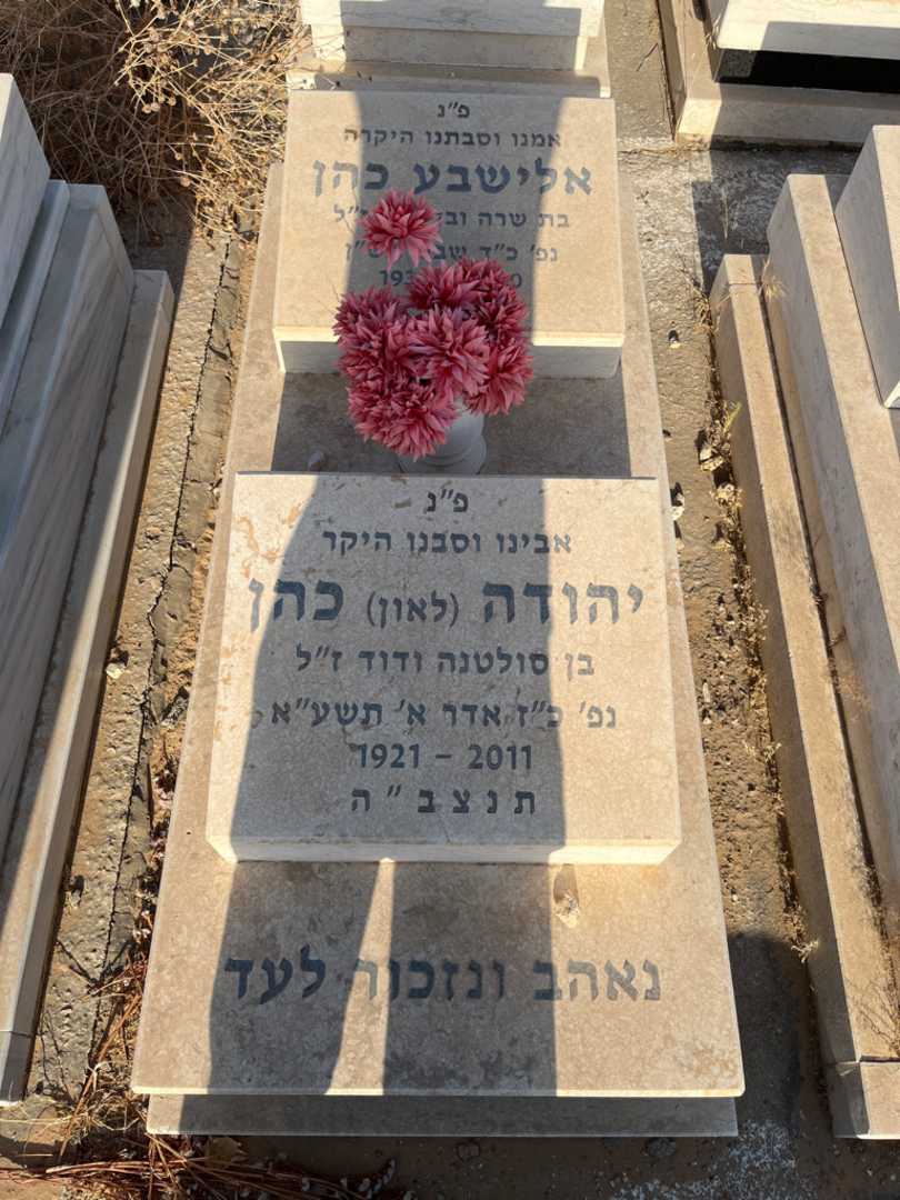 קברו של יהודה "לאון" כהן