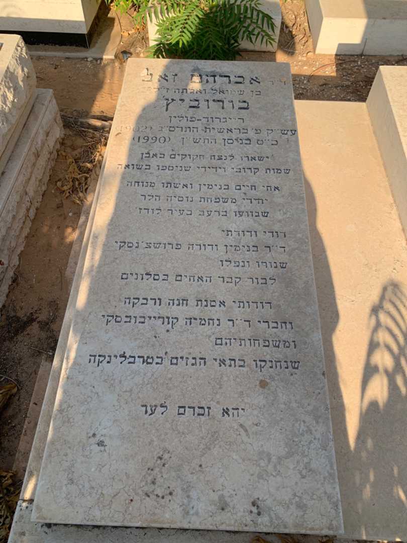 קברו של Doctor נחמיה קורייבובסקי. תמונה 2