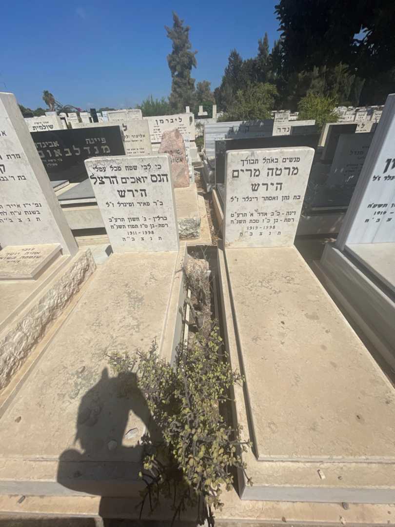 קברו של הנס הרצל "יואכים" הירש. תמונה 1