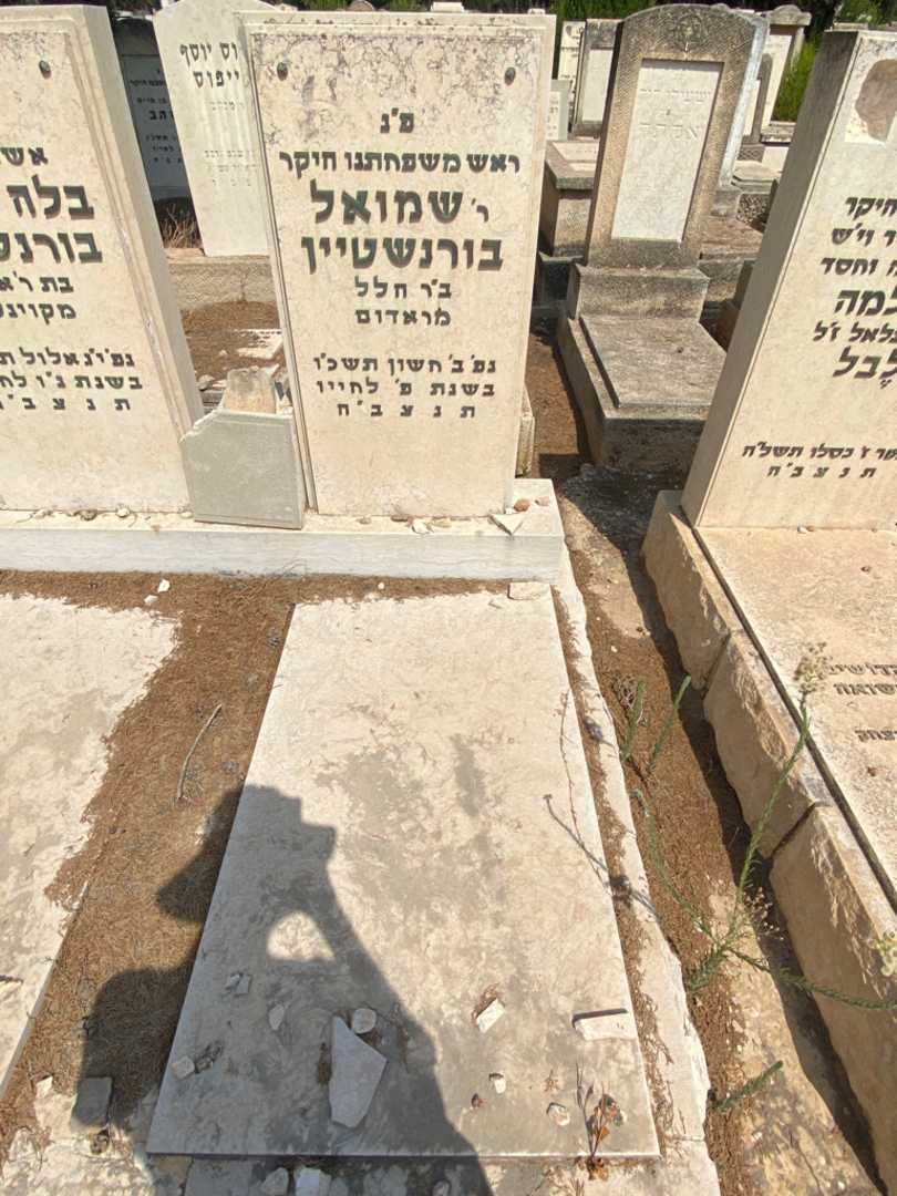 קברו של שמואל בורנשטיין. תמונה 2