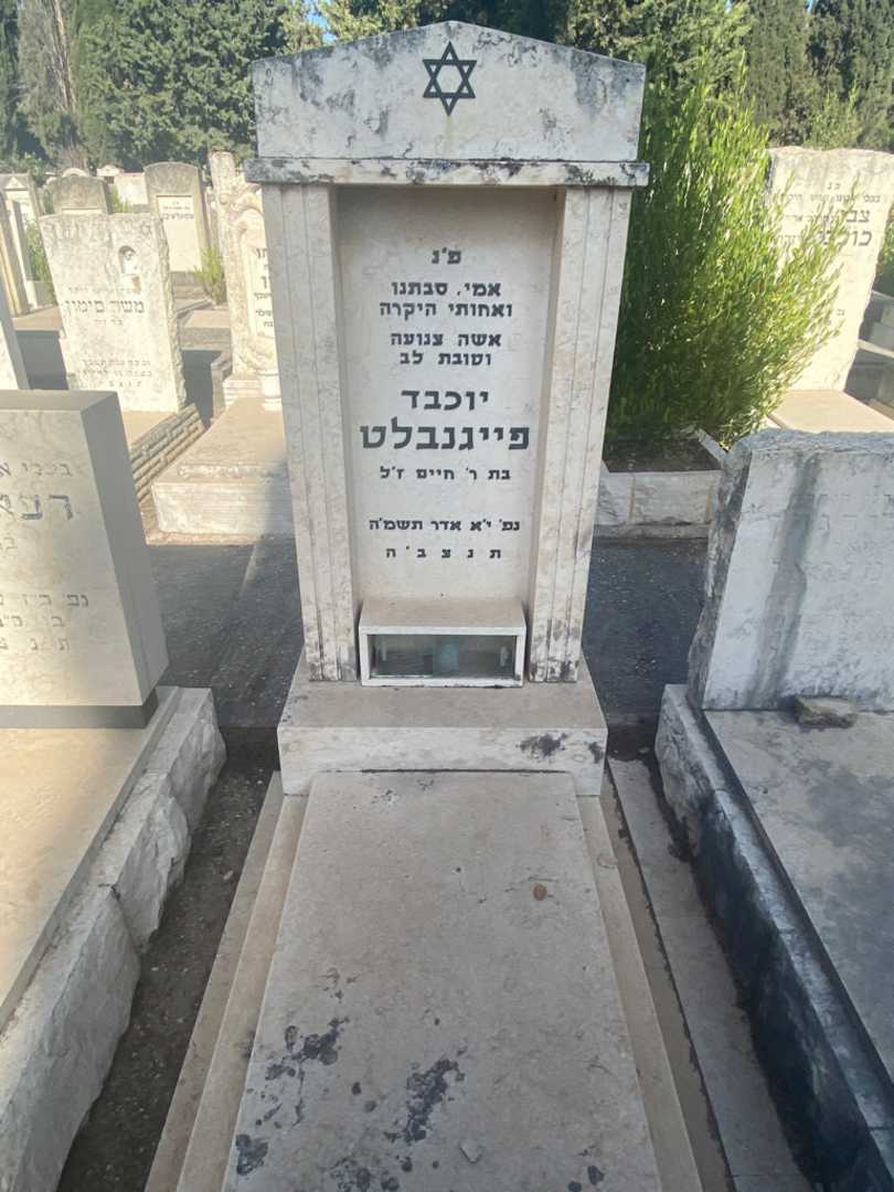 קברו של יוכבד פייגנבלט