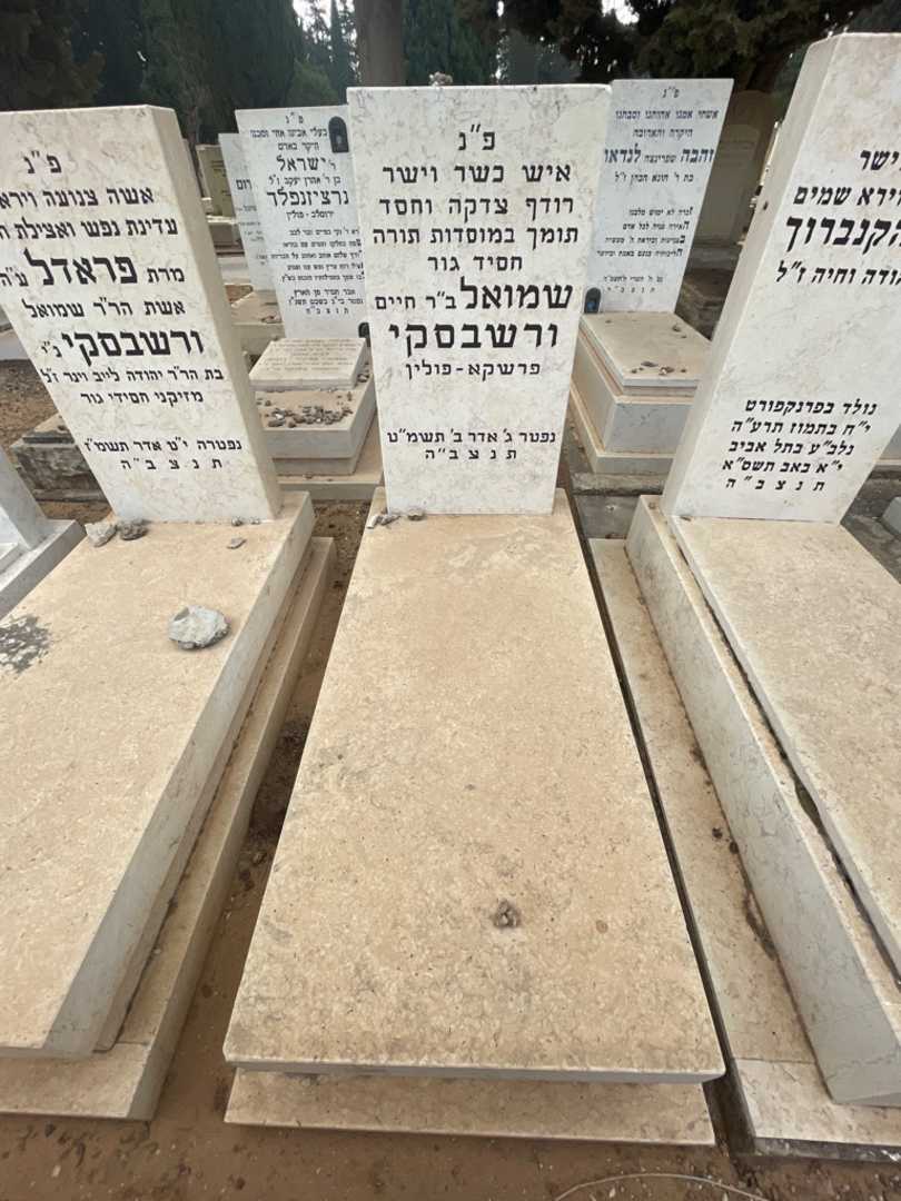 קברו של שמואל ורשבסקי. תמונה 2