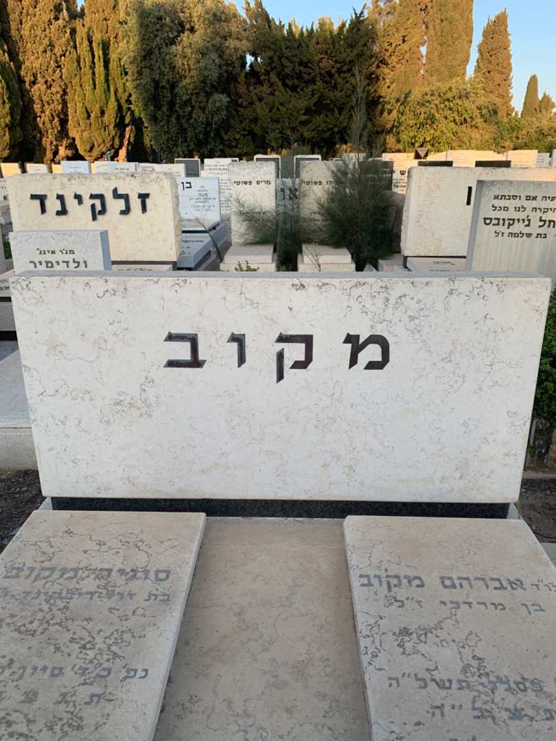 קברו של סוניה מקוב. תמונה 1