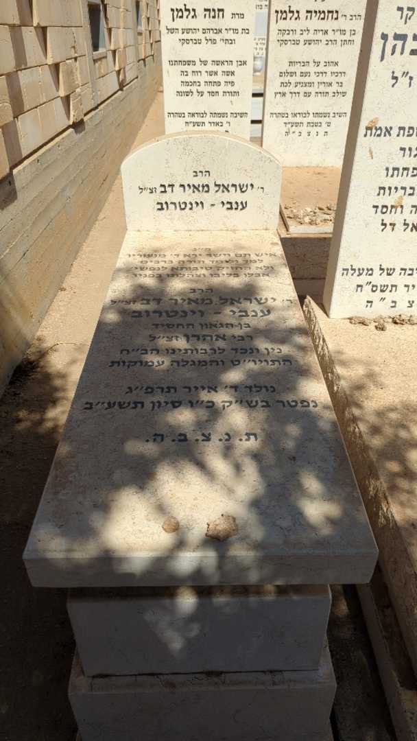קברו של ישראל מאיר דב ענבי - וינטרוב