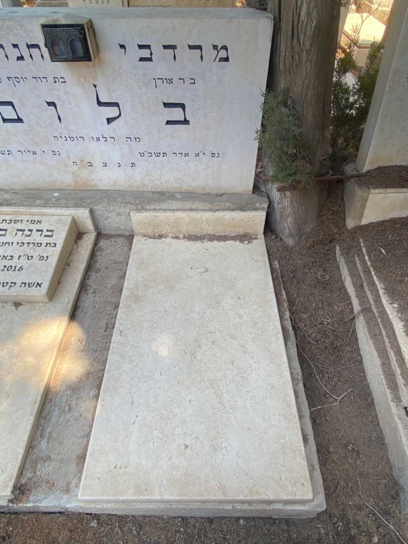 קברו של מרדכי בלום. תמונה 1