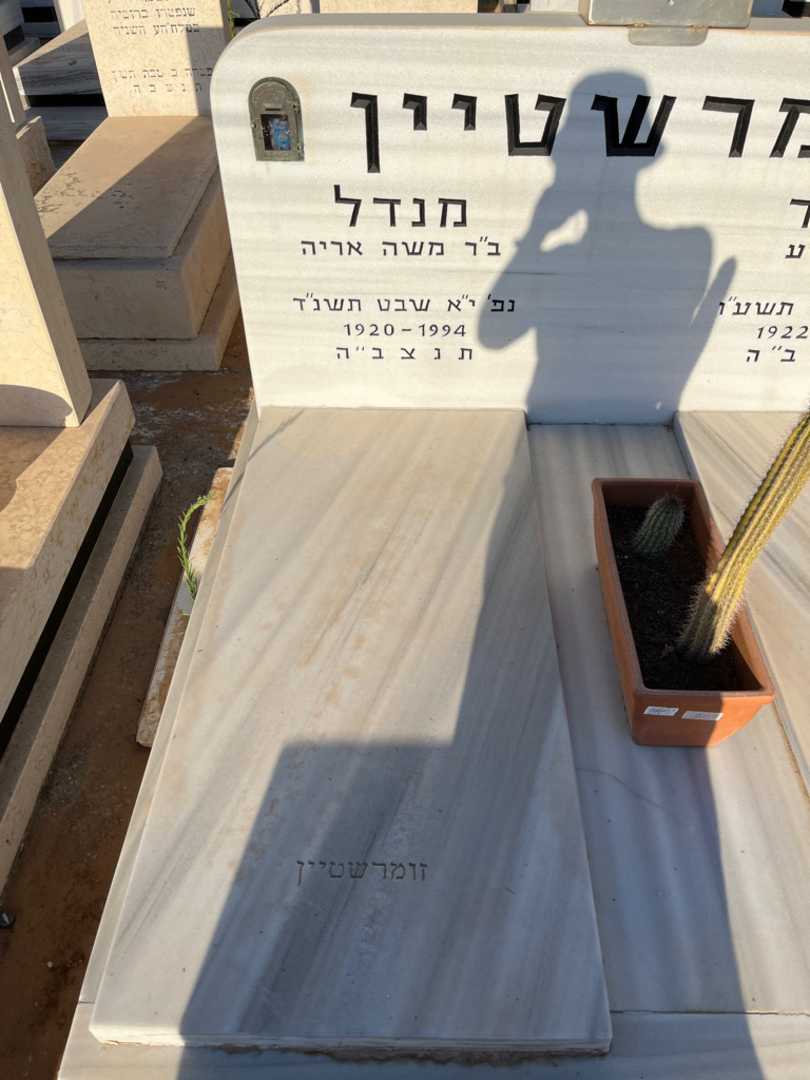 קברו של מנדל זומרשטיין. תמונה 2
