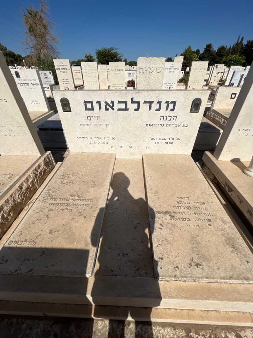 קברו של חיים מנדלבאום. תמונה 1
