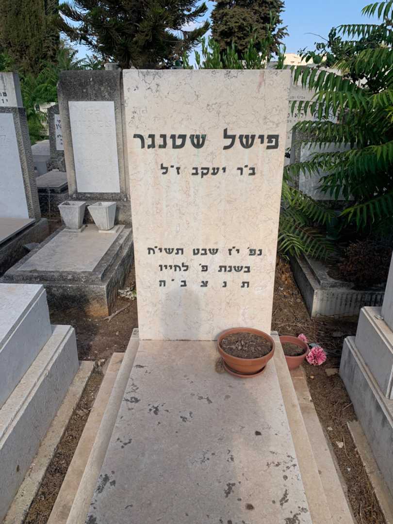 קברו של פישל שטנגר
