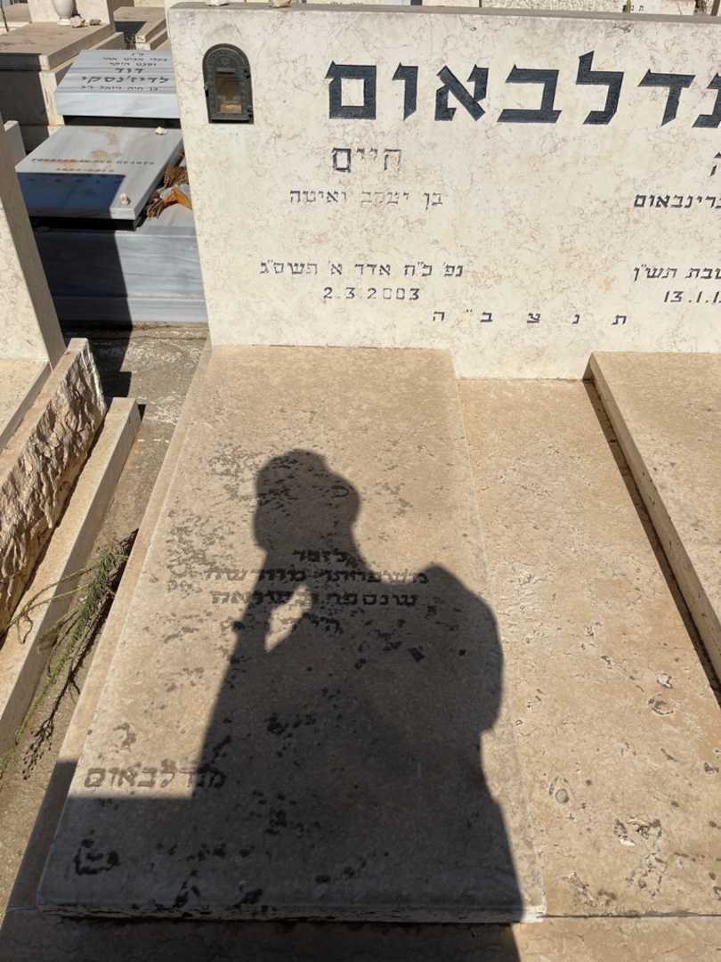 קברו של חיים מנדלבאום. תמונה 2