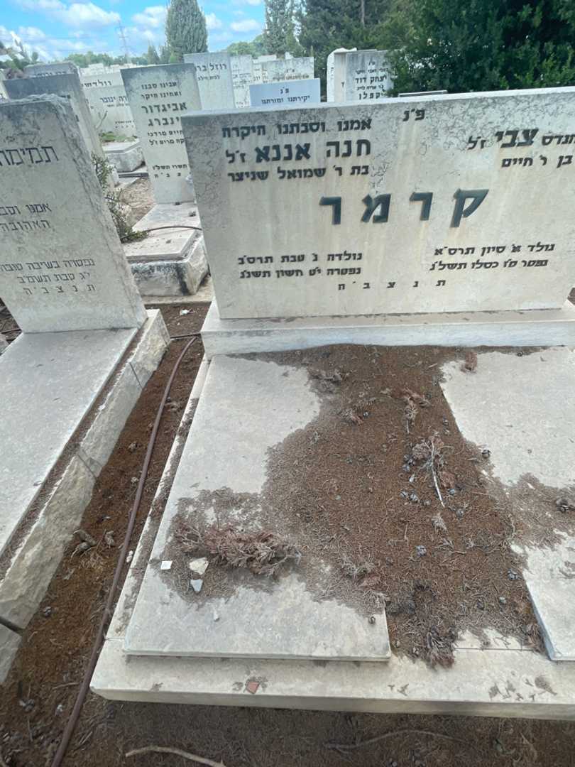 קברו של חנה אננא קרמר. תמונה 2