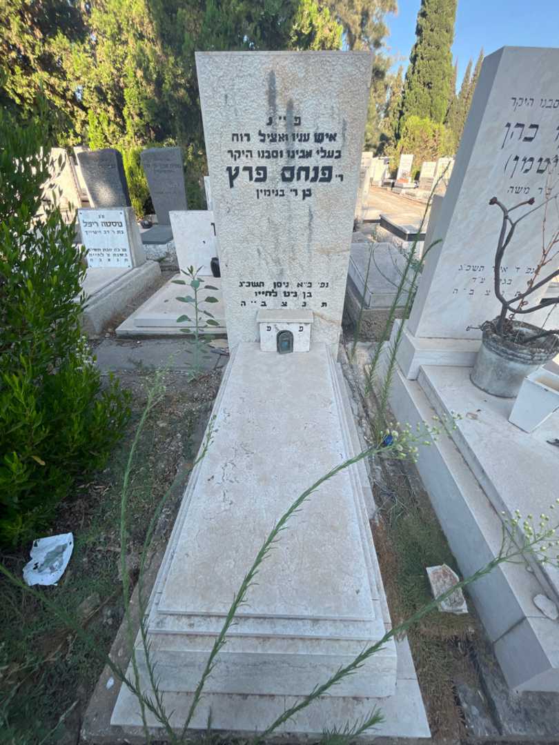 קברו של פנחס פרץ