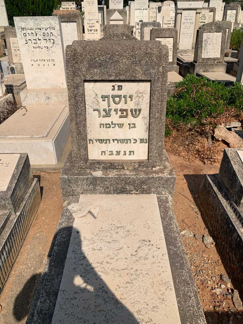 קברו של יוסף שפיצר