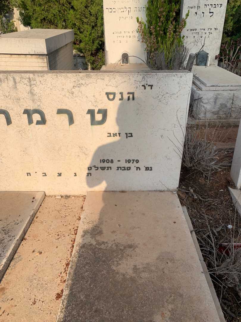 קברו של הנס טרמר. תמונה 2