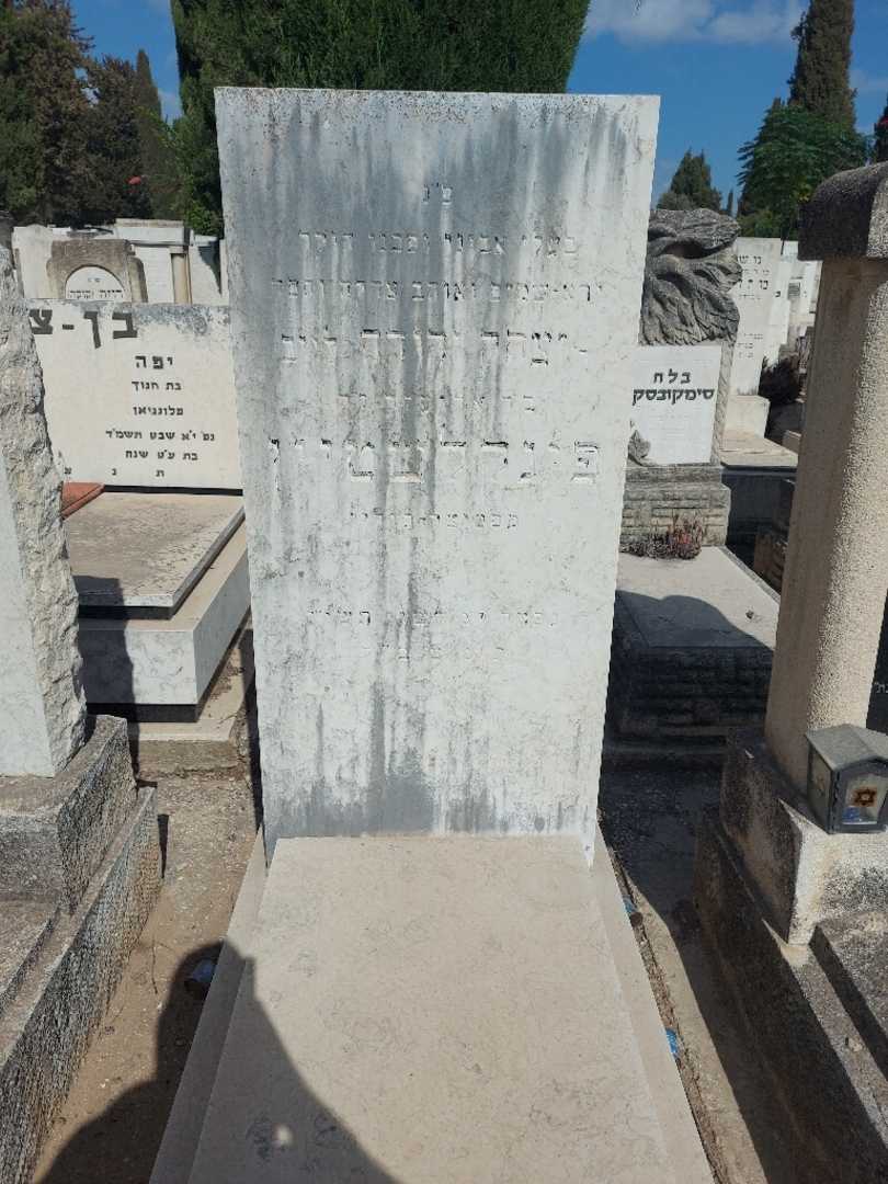 קברו של יצחק יהודה פינקלשטיין