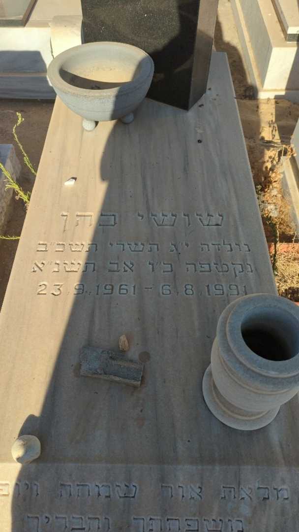 קברו של שושי כהן. תמונה 2