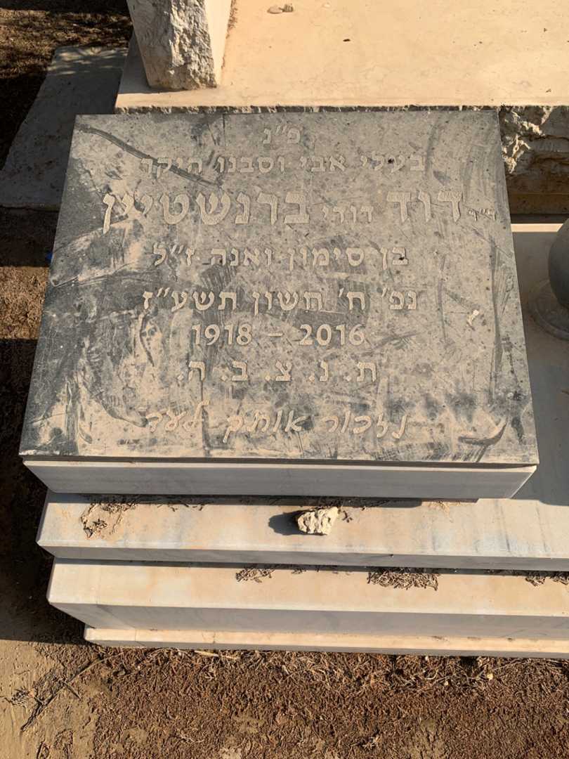 קברו של דוד "דודי" ברנשטיין. תמונה 2