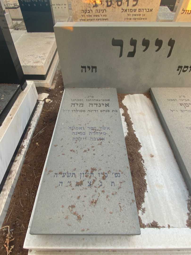 קברו של אירנה חיה ויינר. תמונה 2