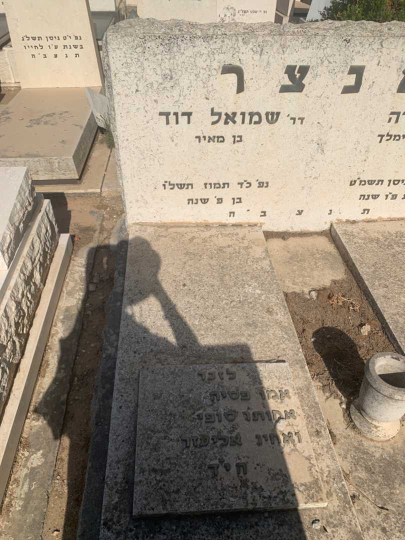 קברו של Doctor שמואל דוד אנצר. תמונה 1