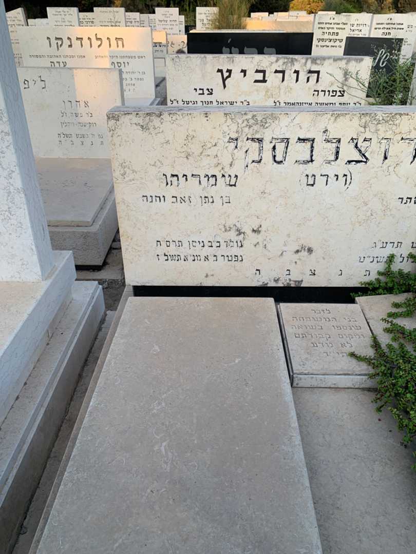 קברו של שמריהו "וירט" ורוצלבסקי. תמונה 2