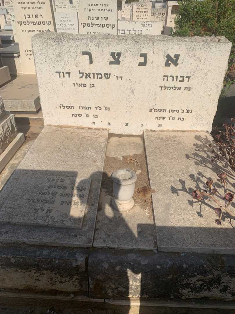 קברו של Doctor שמואל דוד אנצר. תמונה 2