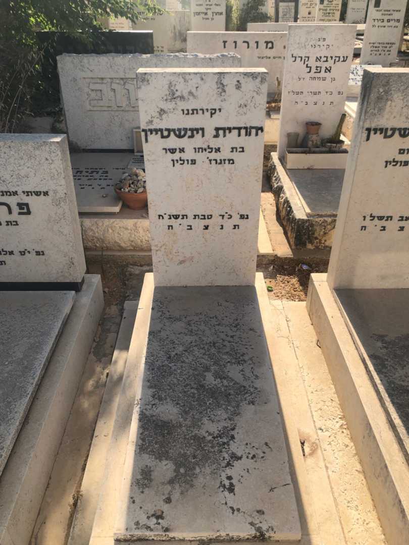 קברו של יהודית וינשטיין. תמונה 2