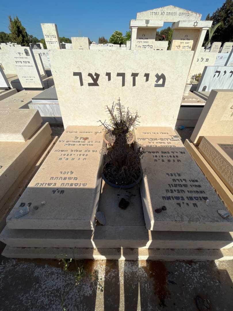 קברו של אברהם-אברשה מיזריצר. תמונה 2
