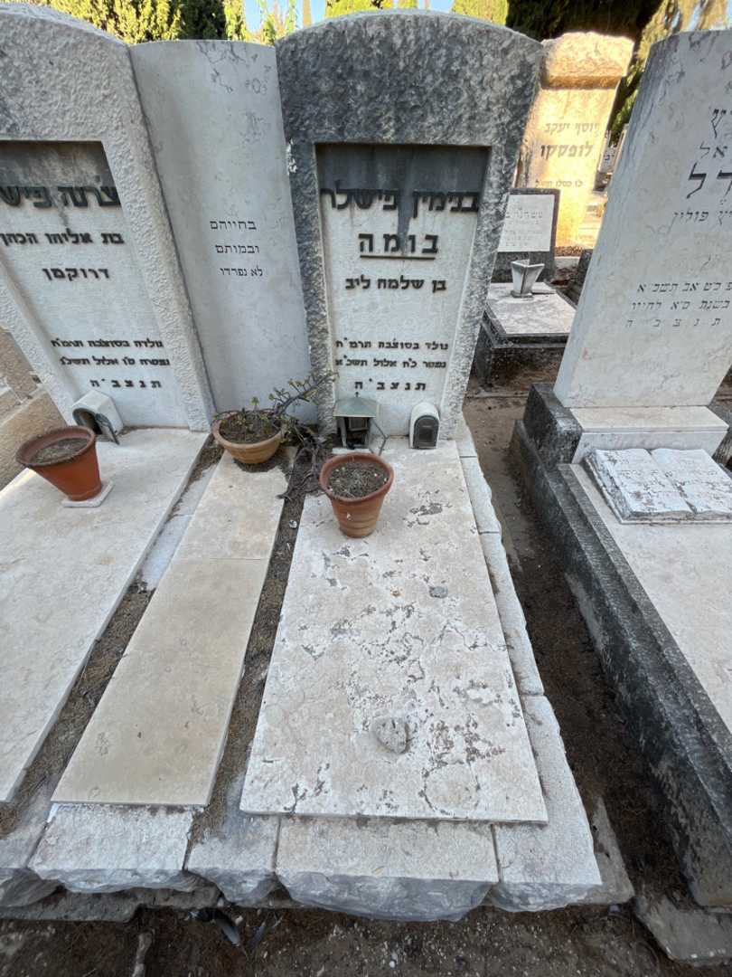 קברו של בנימין פישלר בומה. תמונה 1