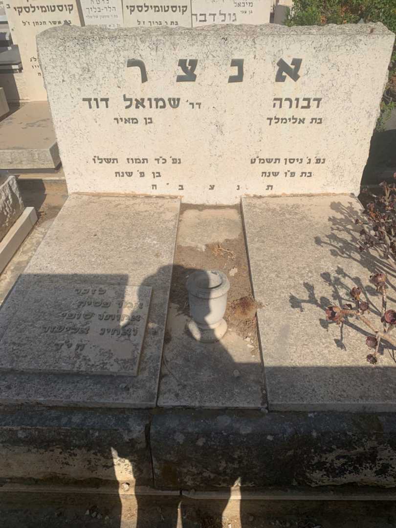 קברו של דבורה אנצר. תמונה 2
