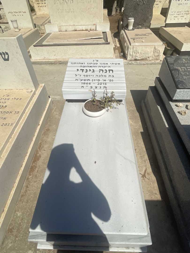 קברו של חנה גינרי
