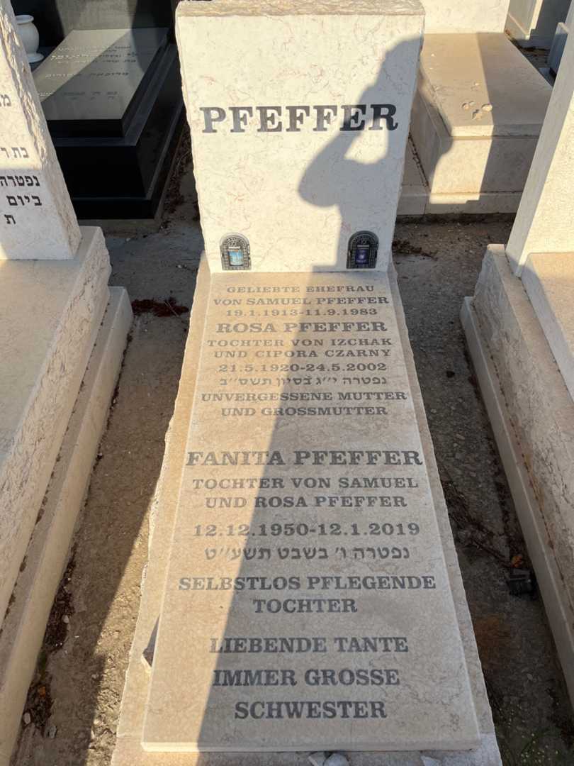 קברו של Fanita Preffer