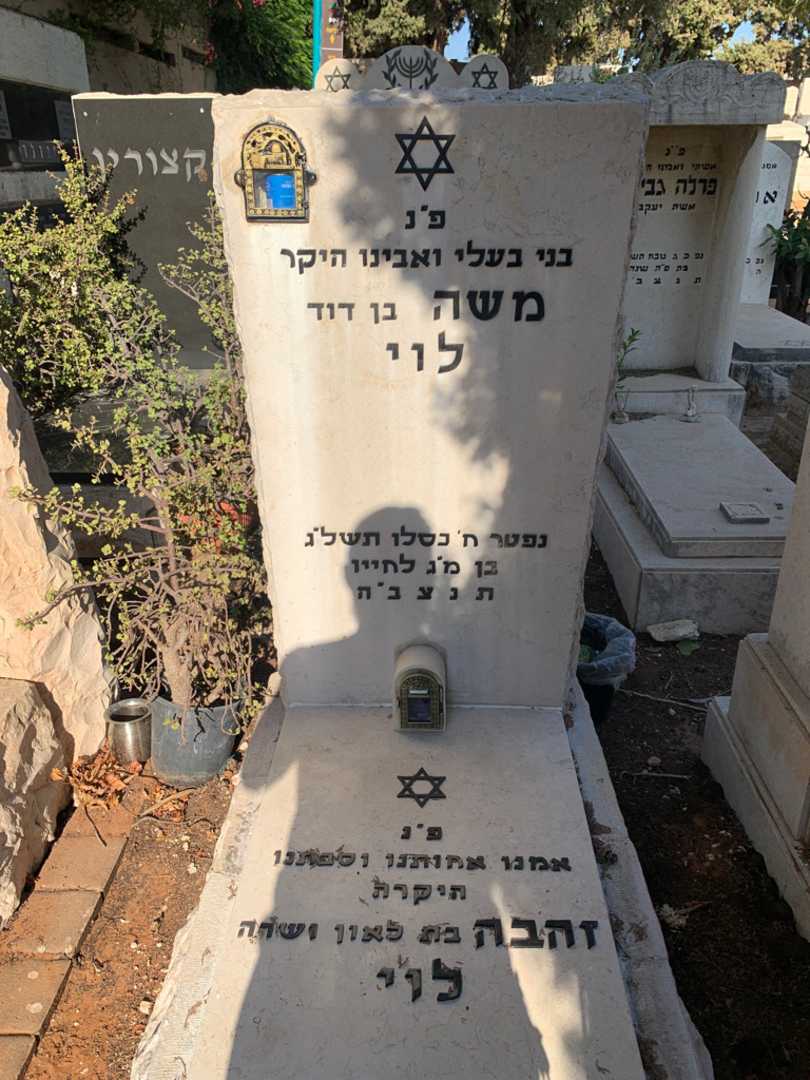קברו של זהבה לוי