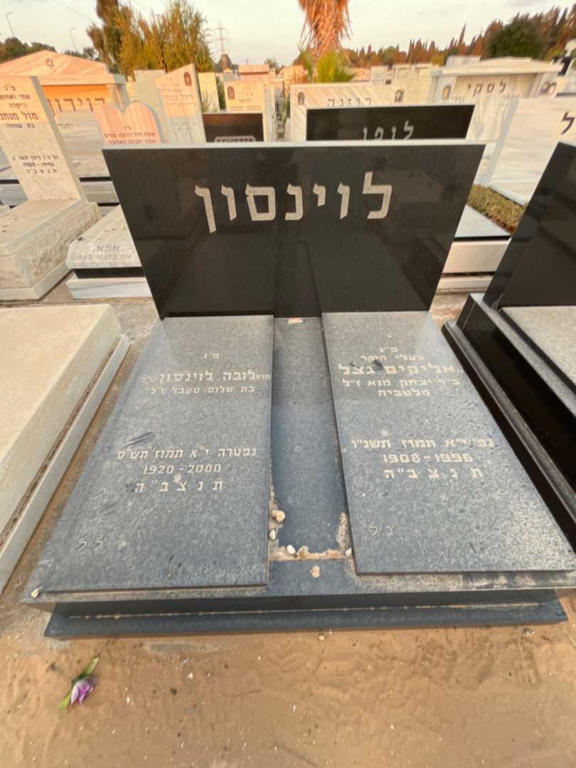 קברו של לובה לוינסון. תמונה 2
