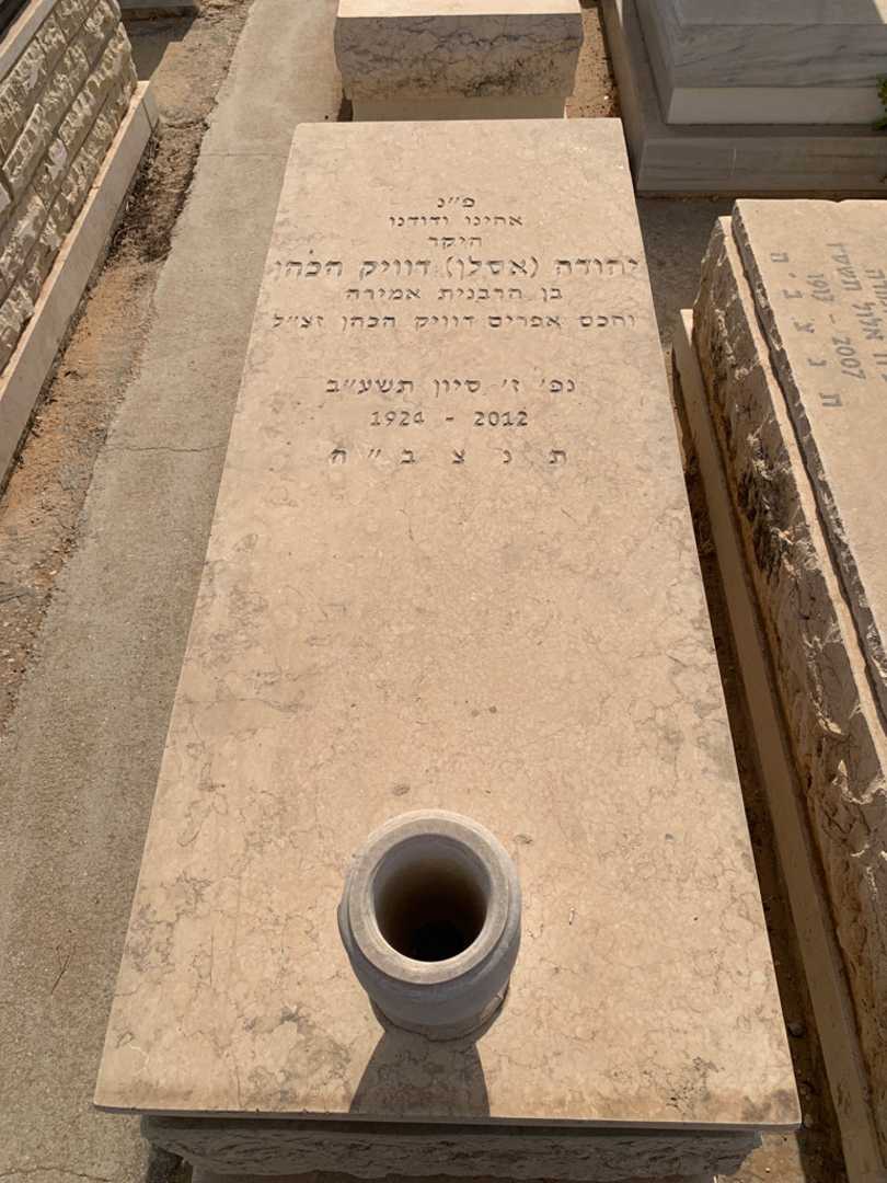 קברו של יהודה "אסלן" דוויק הכהן