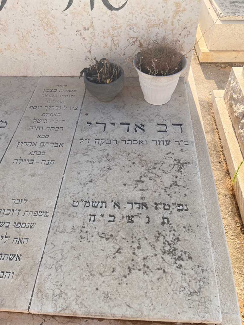 קברו של צירל כצמן. תמונה 1