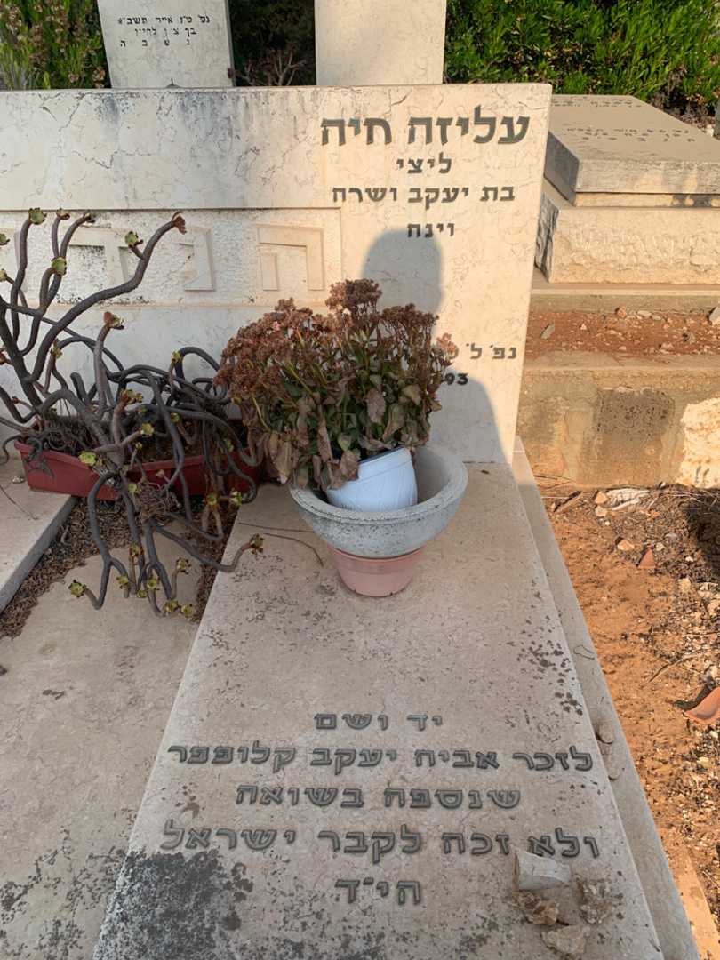 קברו של יעקב קלופפר. תמונה 2