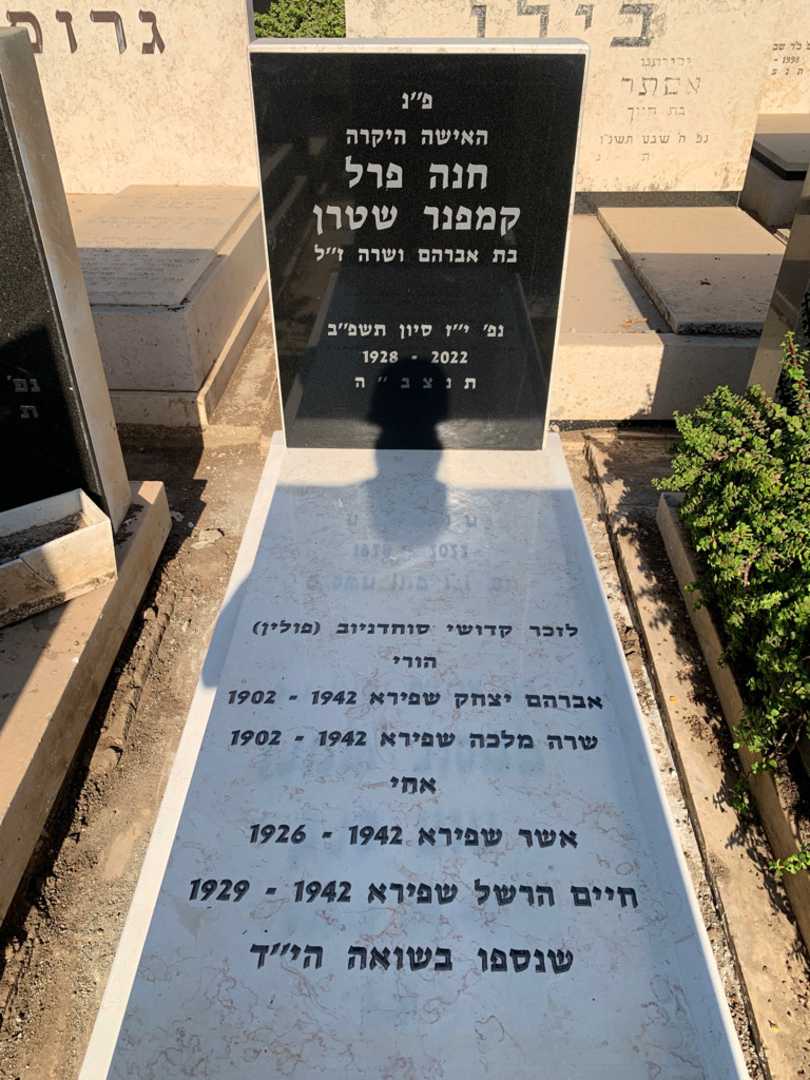 קברו של אברהם יצחק שפירא
