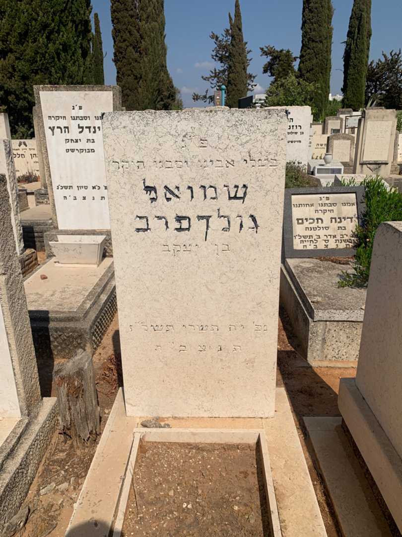 קברו של שמואל גולדפרב