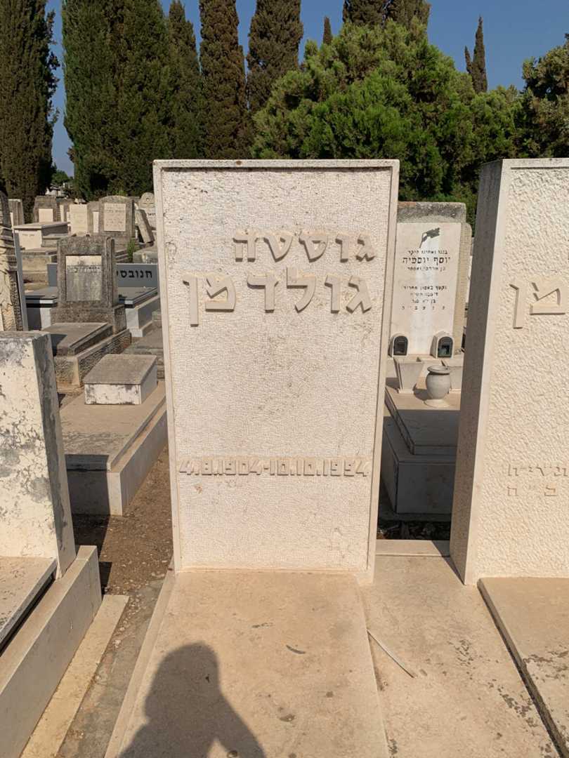קברו של גוסטה גולדמן. תמונה 2